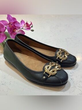 Aerosoles Women's Big Bet Ballet Flat, Black Size 7.5